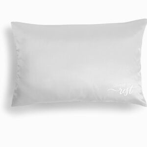 ✅2 for 1 Demdaco Comfort-Collection Gray Satin Pillow Case - Invest in Rest
